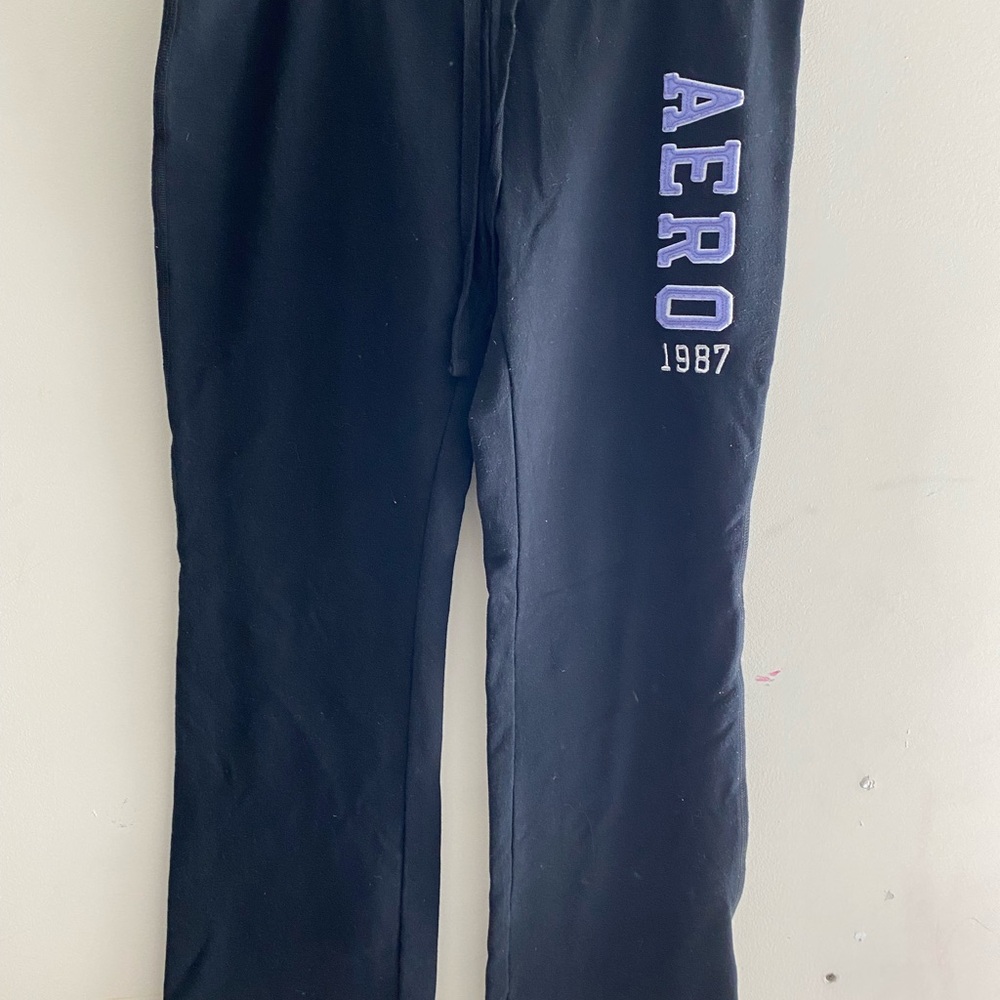 Aeropostale Low-Rise Flare Sweatpants